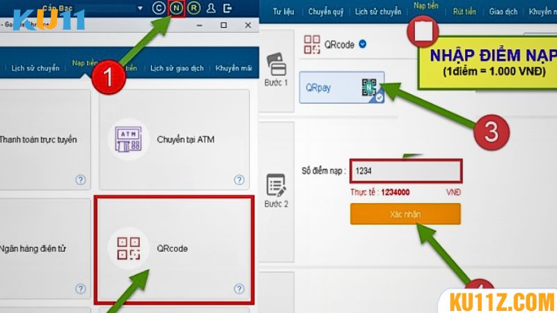 Hướng dẫn nạp tiền tại Ku11 đơn giản không phải ai cũng biết